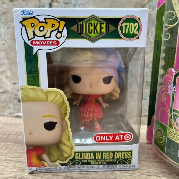 COLLECTIBLE Mattel Wicked Movie Glinda Fashion Doll URL MISPRINT & Funko Pop! - Picture 2 of 6